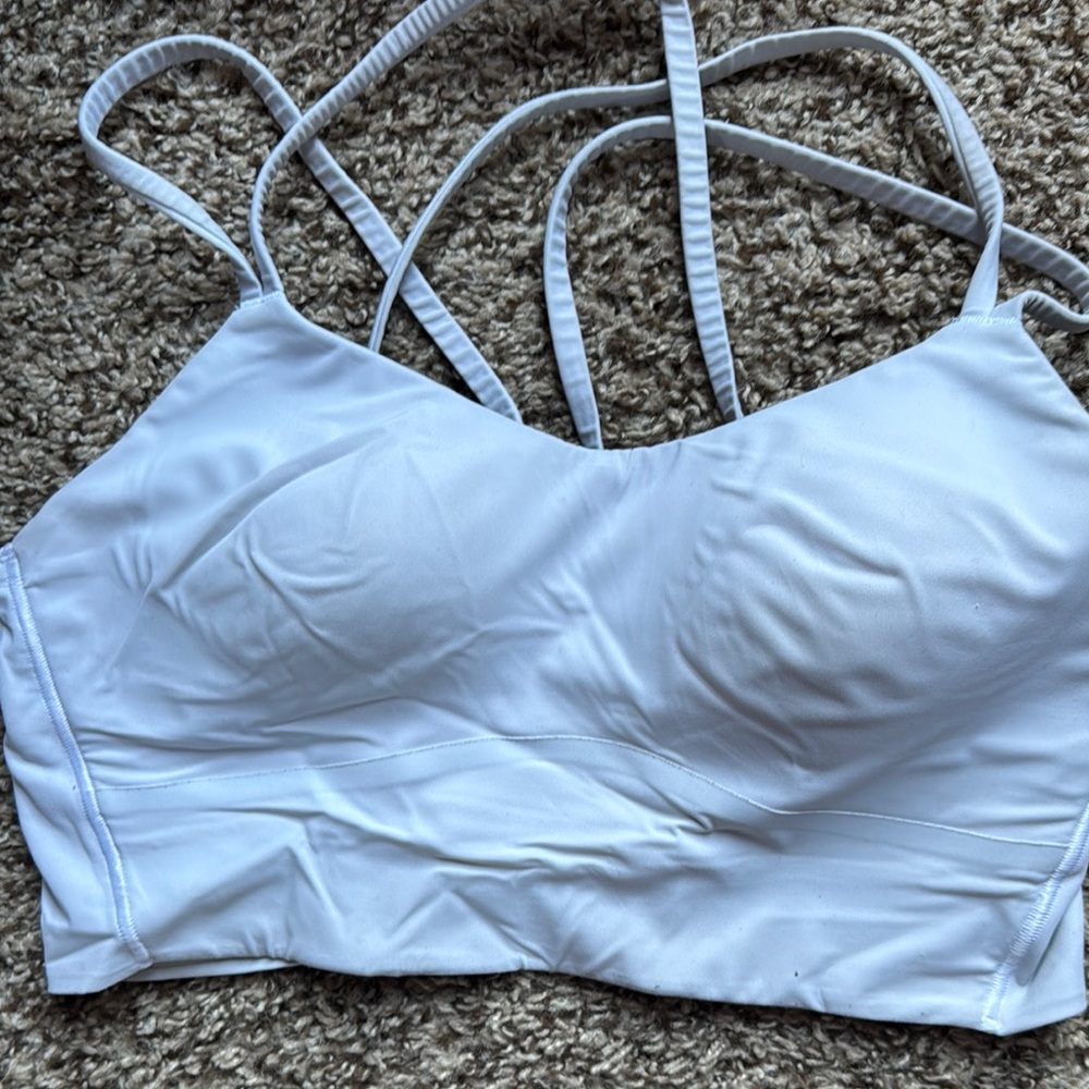 White Strappy Women's Bralette